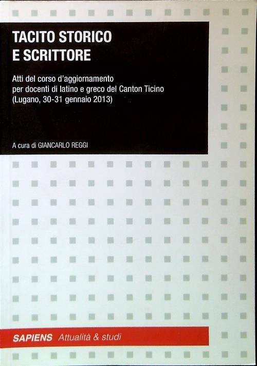 Tacito storico e scrittore