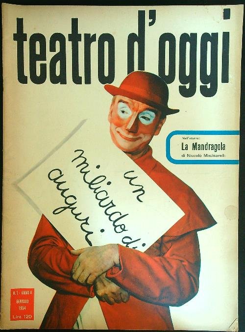 Teatro d'oggi n. 1/gennaio 1954