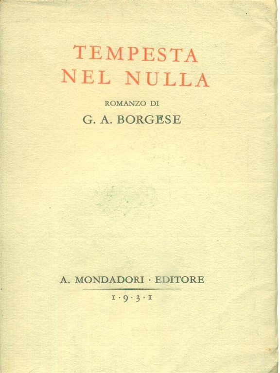 Tempesta nel nulla