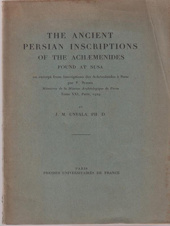 The Ancient Persian Inscriptions of the Achaemenides Found at Susa | Immagine Gallery 2