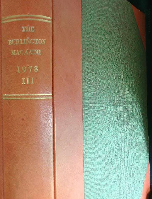 The Burlington Magazine 1978 III