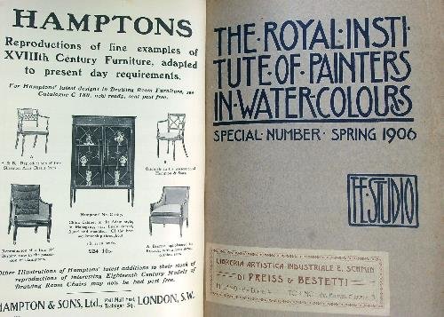 The Royal Institute of Painters in Water Colours. Special number …