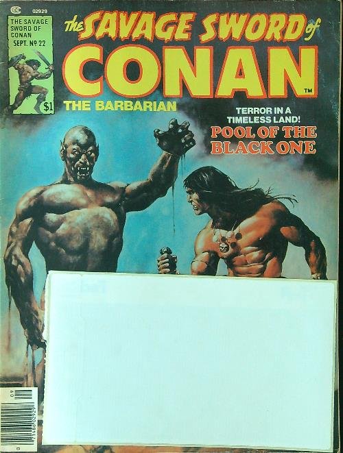 The savage sword of Conan n 22 / Sept 1977