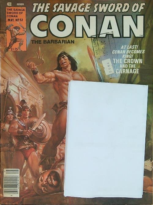 The savage sword of Conan The Barbarian May n. 52