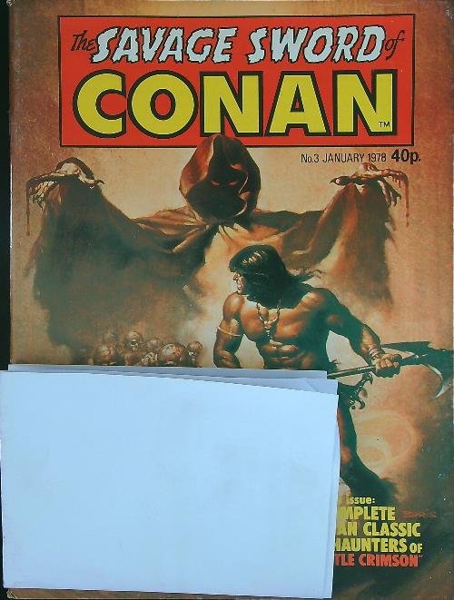 The savage sword of Conan The Barbarian N. 3 January …