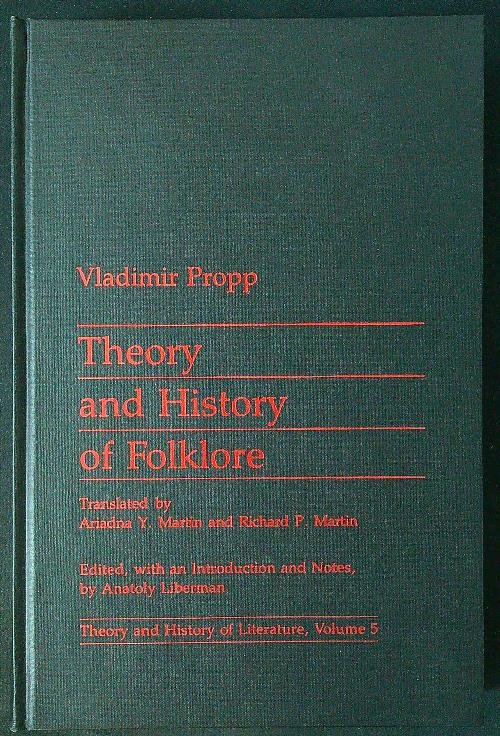 Theory and History of Folklore | Immagine principale