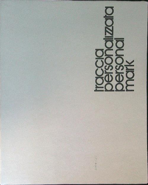 Traccia personalizzata Personal Mark | Immagine principale