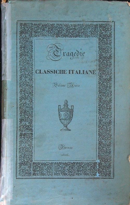 Tragedie classiche italiane