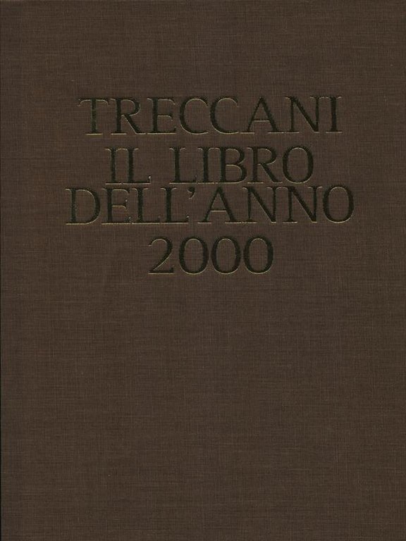 Treccani Il libro dell'anno 2000 | Immagine Gallery 2