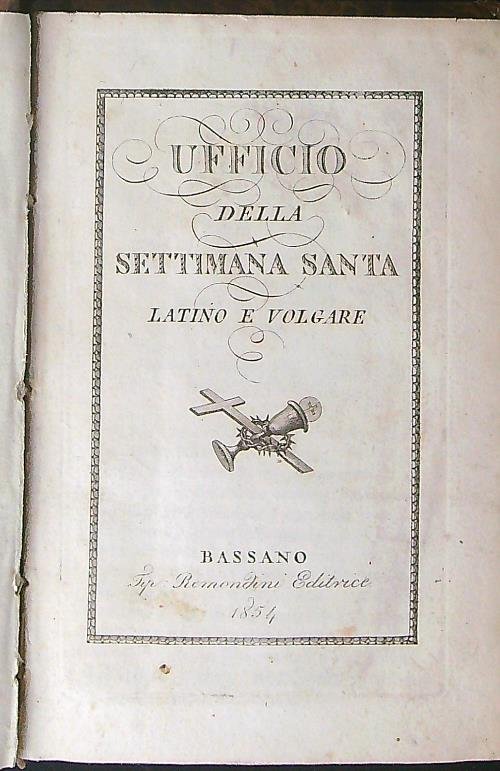 Ufficio della settimana santa