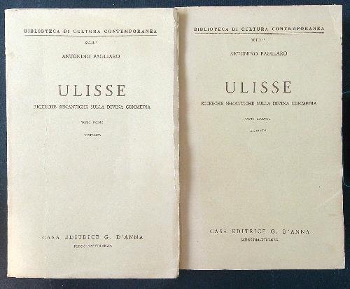 Ulisse. Ricerche semantiche sulla Divina Commedia 2 voll.