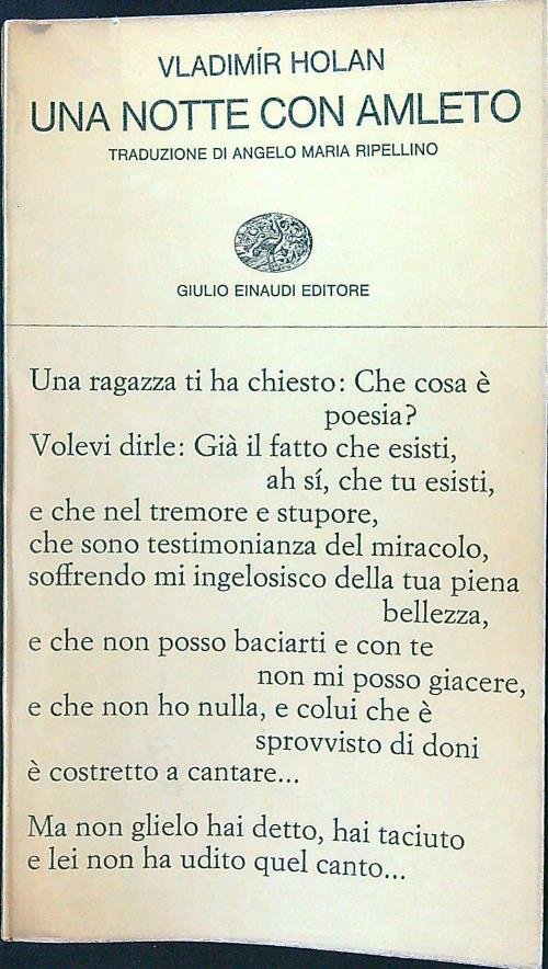 Una notte con Amleto