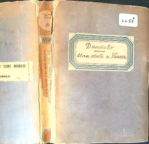 Una state a Varese e ne' suoi dintorni: lettere ad …