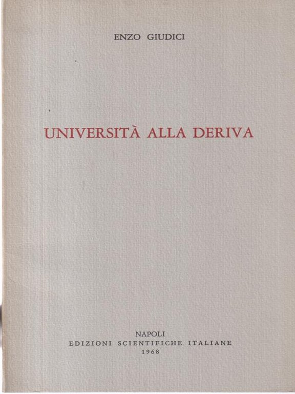 Universita' alla deriva