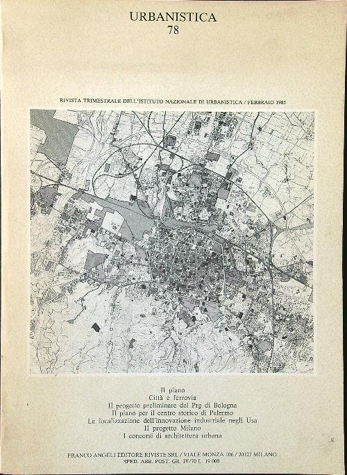 Urbanistica n. 78/febbraio 1985