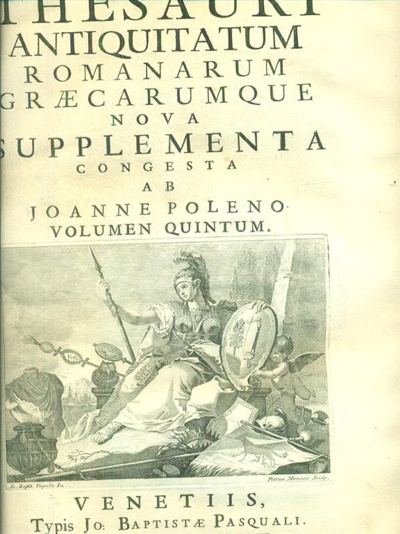 Utriusque Thesauri antiquitatum romanarum graecarumque nova supplementa 5vv