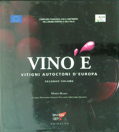 Vino e' Vitigni autoctoni d'Europa Secondo volume | Immagine principale