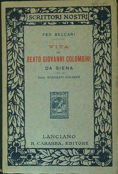 Vita del beato Giovanni Colombini da Siena