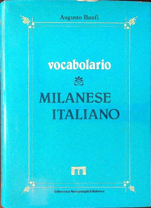 Vocabolario milanese-italiano