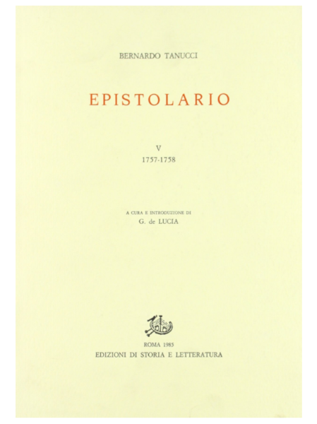 Epistolario. Vol.V: 1757-1758