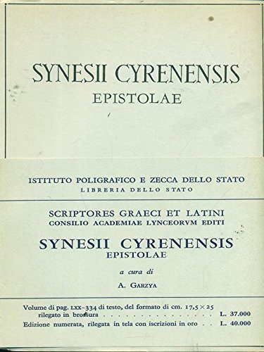 synesii cyrenensis epistolae