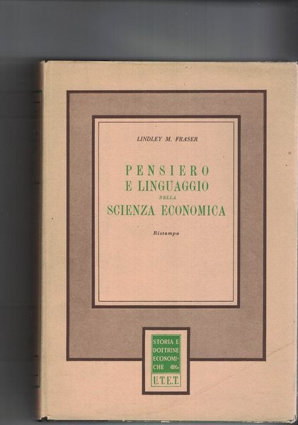 Pensiero e linguaggio nella Scienza Economica