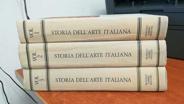 Storia dell'Arte Italiana. 3 volumi.