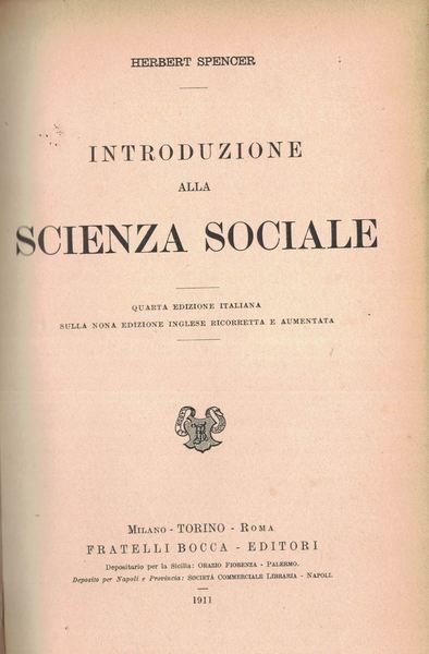 Introduzione alla scienza sociale