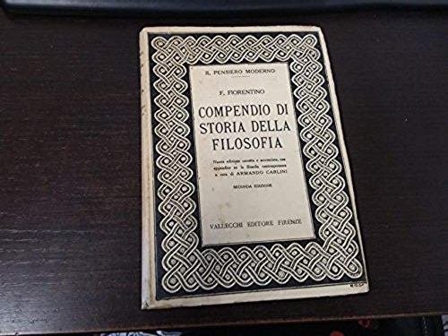 Compendio di storia della filosofia ( II vol. parte seconda)