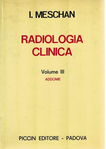 Radiologia clinica 3 volumi