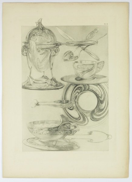 Documents decoratifs. Planches 58-59. [Silverware]