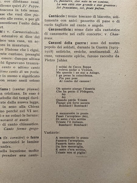 Dizionario moderno