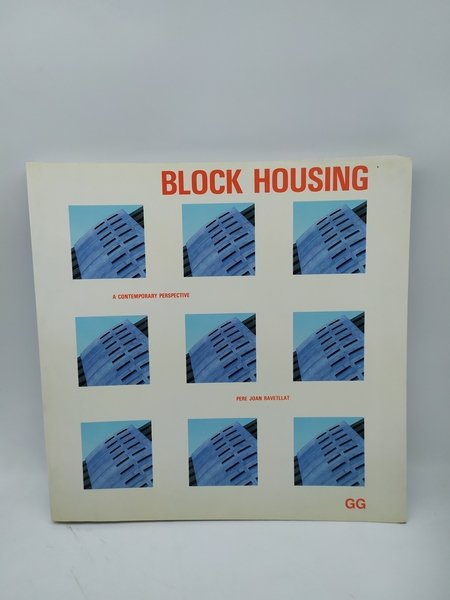block housing a contemporary perspective pere joan ravetllat