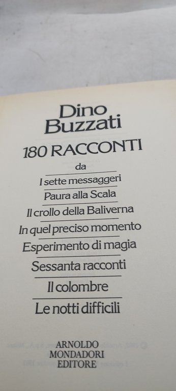 180 racconti dino buzzati mondadori