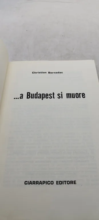 a budapest si muore christian bernadoc | Immagine Gallery 6