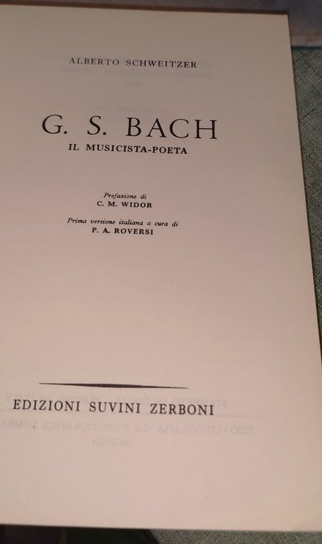 a schweitzer j s bach il musicista poeta | Immagine Gallery 6