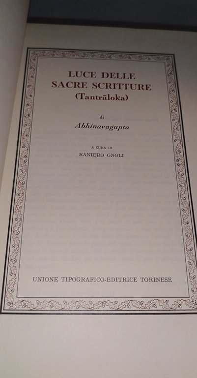 abhinavagupta luce sacre scritture tantraloka classici utet | Immagine Gallery 4