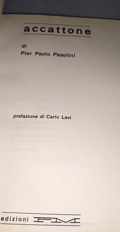 accattone di pier paolo pasolini | Immagine Gallery 5