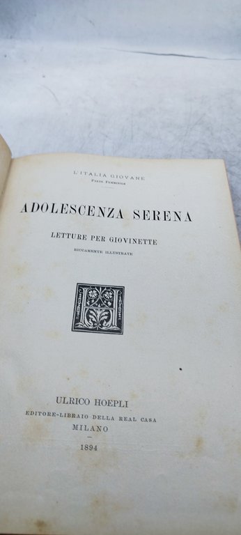 adolescenza serena letture per giovinezza