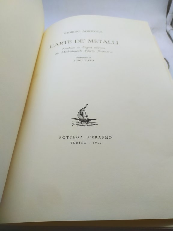 agricola l'arte de' metalli