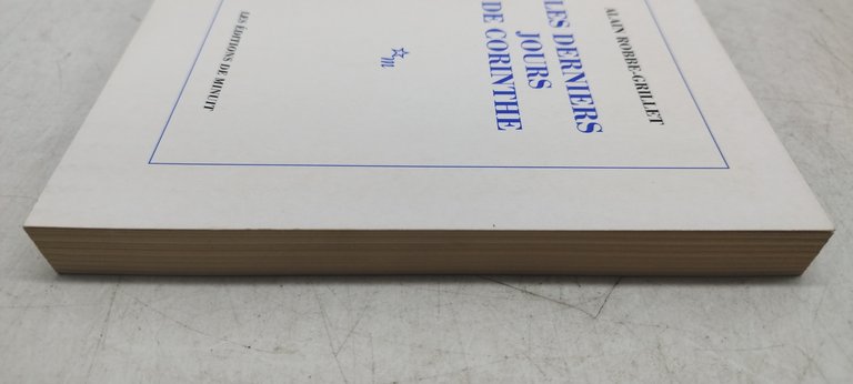 alain robbe grillet les derniers jours de corinthe