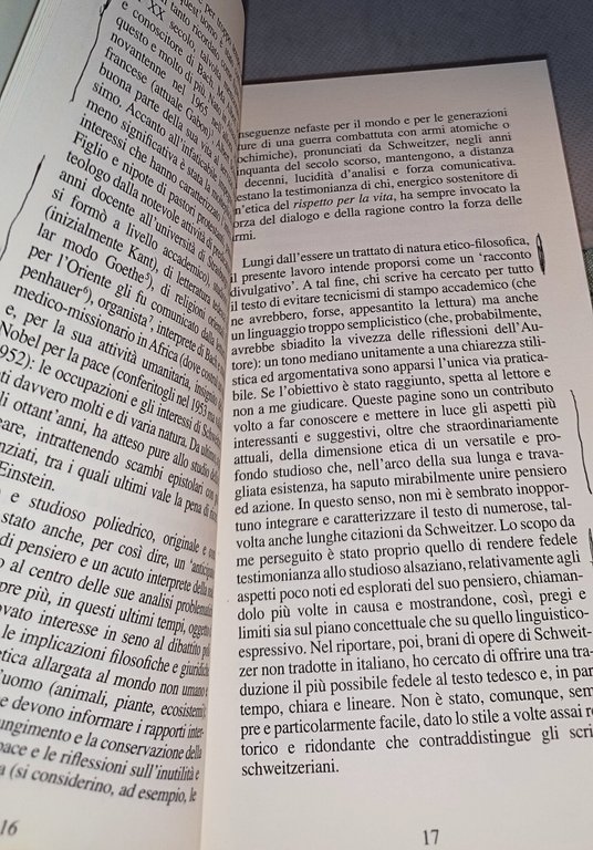 albert schweitzer l'etica del rispetto per la vita alberto guglielmi … | Immagine Gallery 6