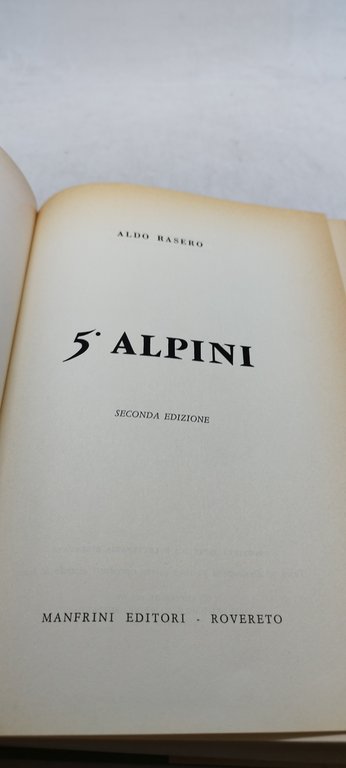 aldo rasero 5^alpini manfrini