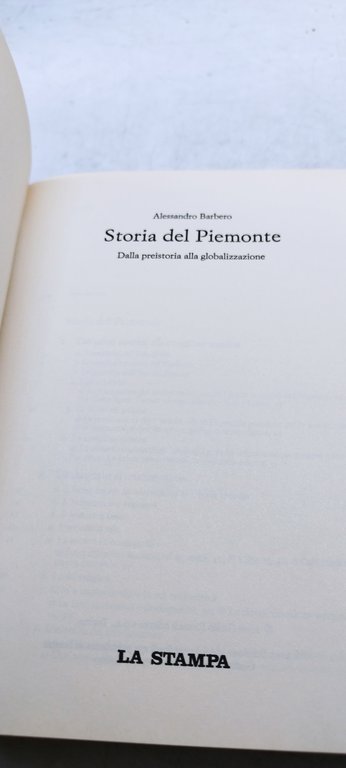 alessandro barbero storia del piemonte dalla preistoria alla globalizzazione