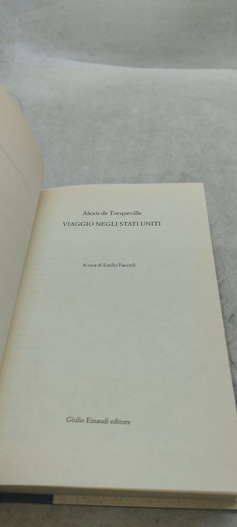 alexis de tocqueville viaggio negli stati uniti einaudi