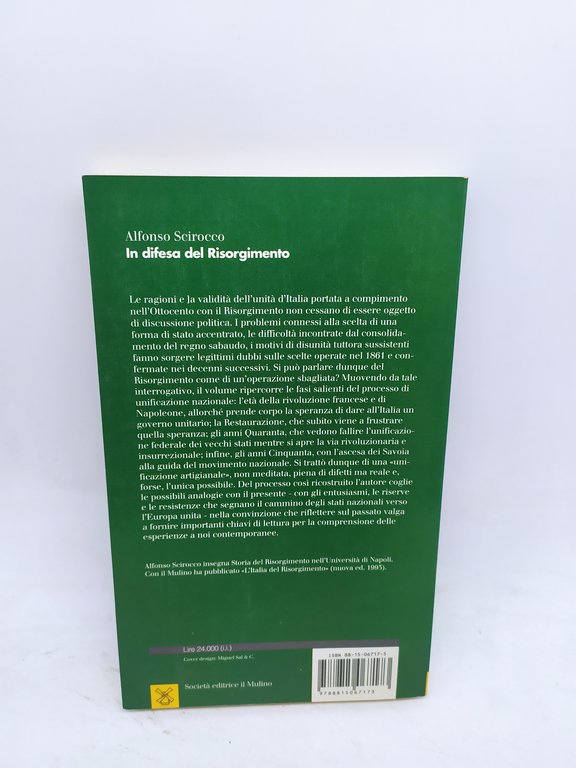 alfonso scirocco in difesa del risorgimento il mulino