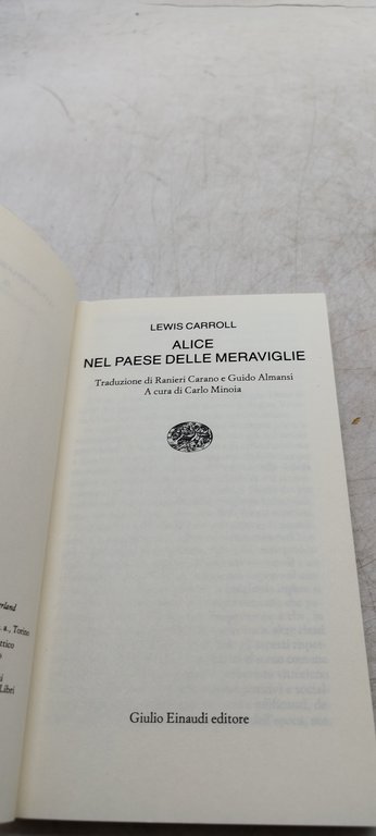 alice nel paese delle meraviglie