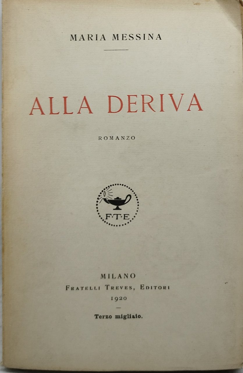 alla deriva maria messina 1920