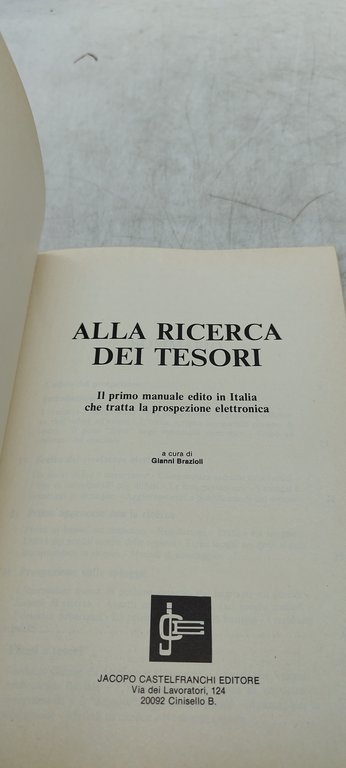 alla ricerca dei tesori il primo manuale edito in italia …