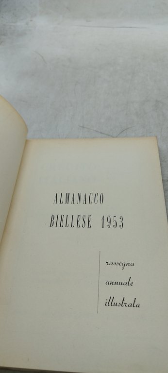 almanacco biellese 1953 rassegna annuale